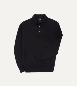 Drake’s Merino Wool Knitted Polo