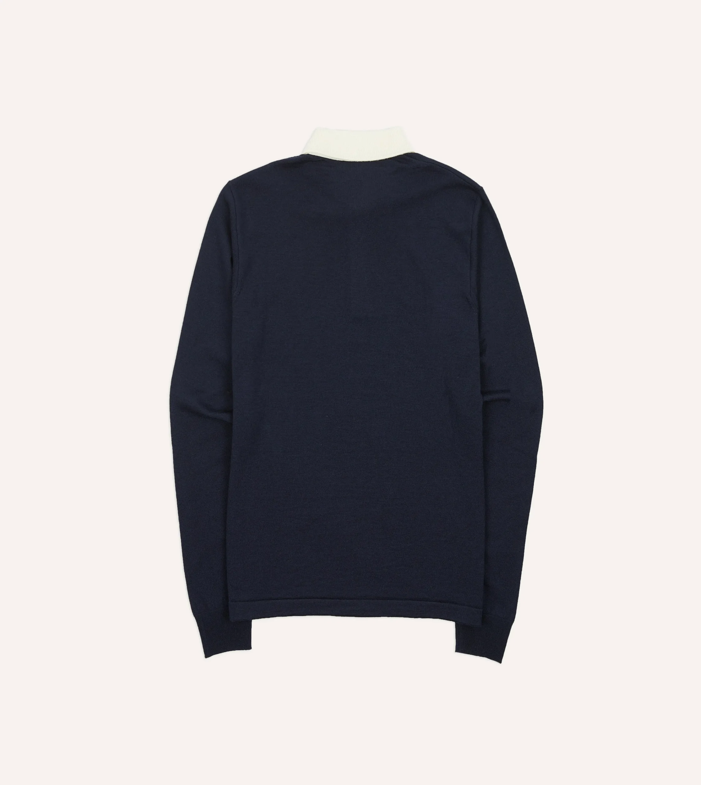 Drake’s Merino Wool Knitted Rugby Shirt