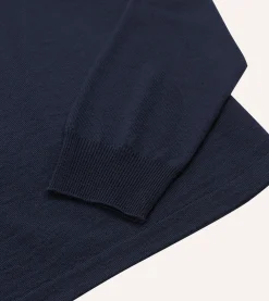 Drake’s Merino Wool Knitted Rugby Shirt