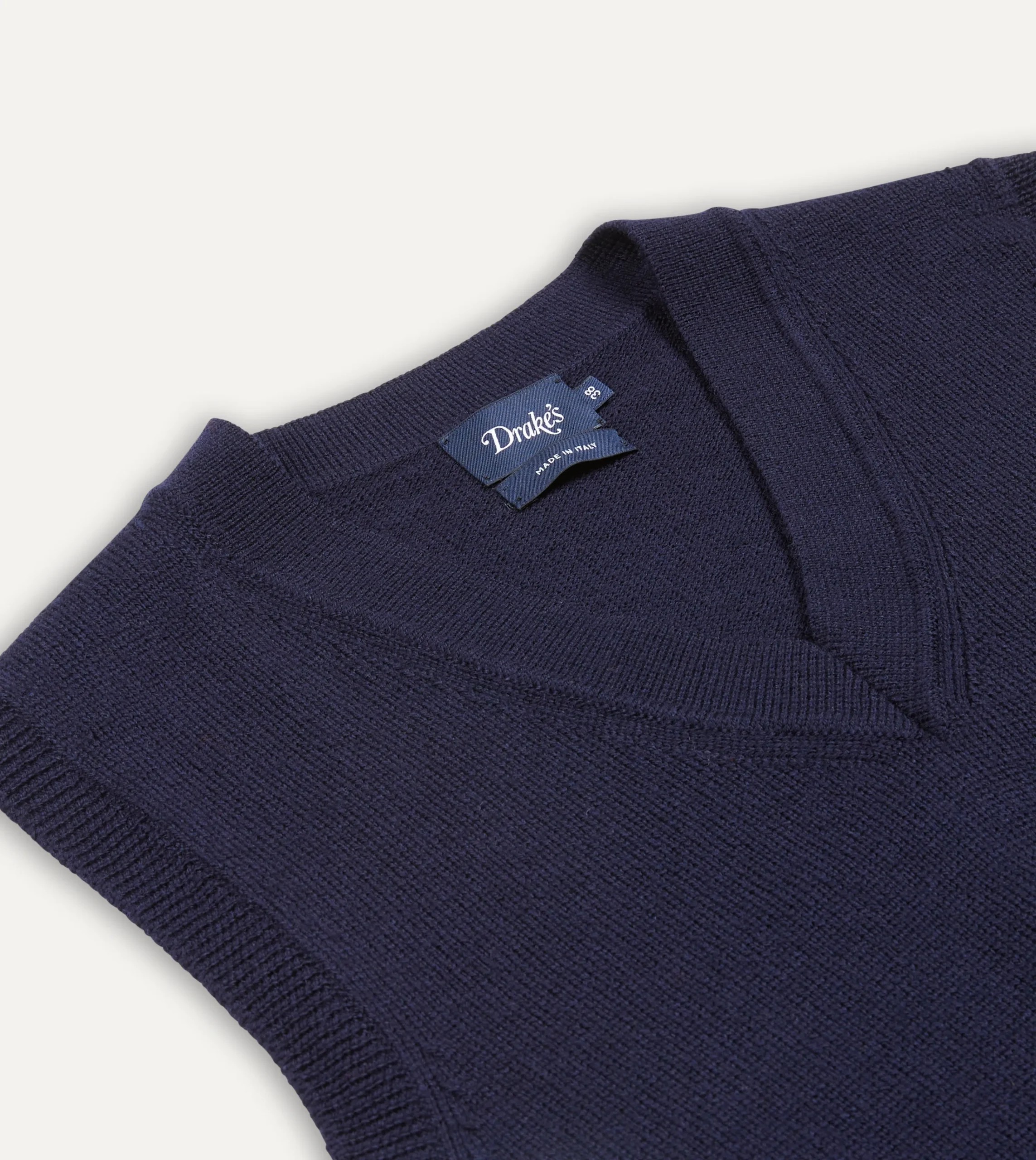 Drake’s Merino Wool Knitted Vest