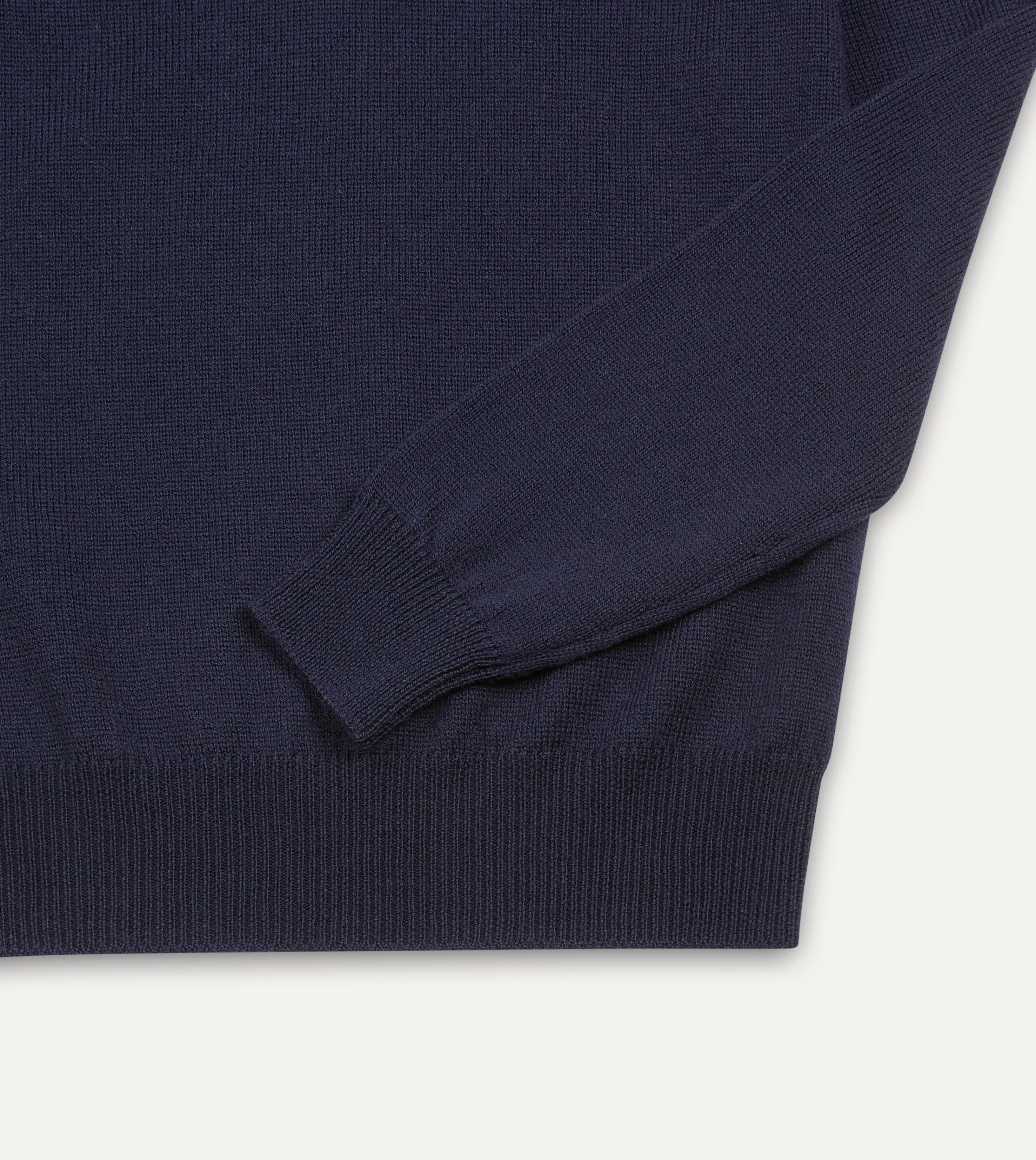 Drake’s Merino Wool V Neck Jumper