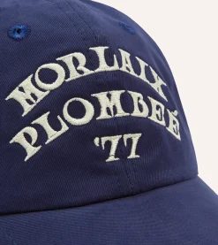 Drake’s Navy Morlaix Plombeé '77 Cotton Twill Baseball Cap