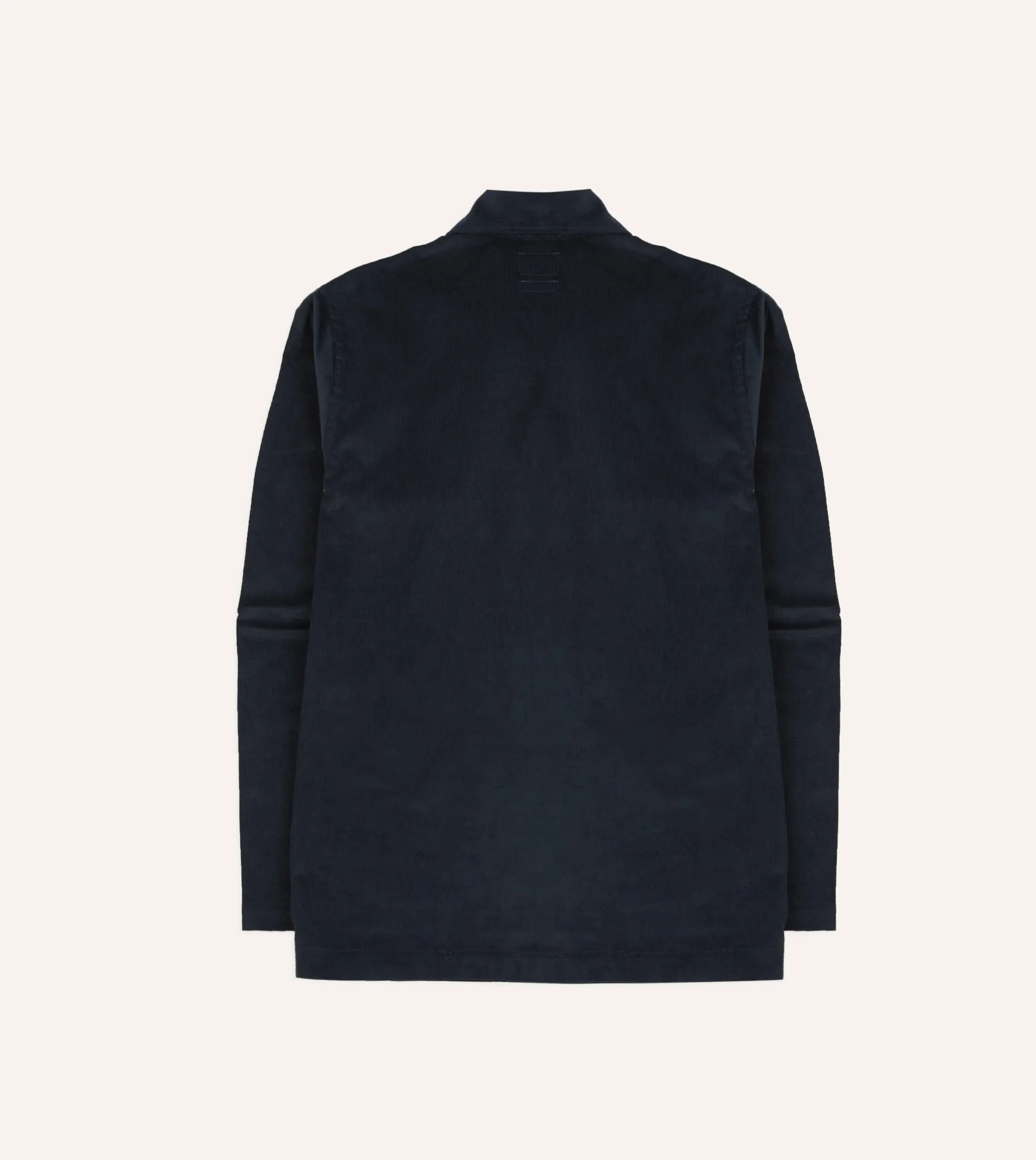 Drake’s Navy Needlecord Smock