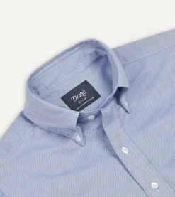 Drake’s Pinpoint Oxford Cotton Cloth Button-Down Shirt