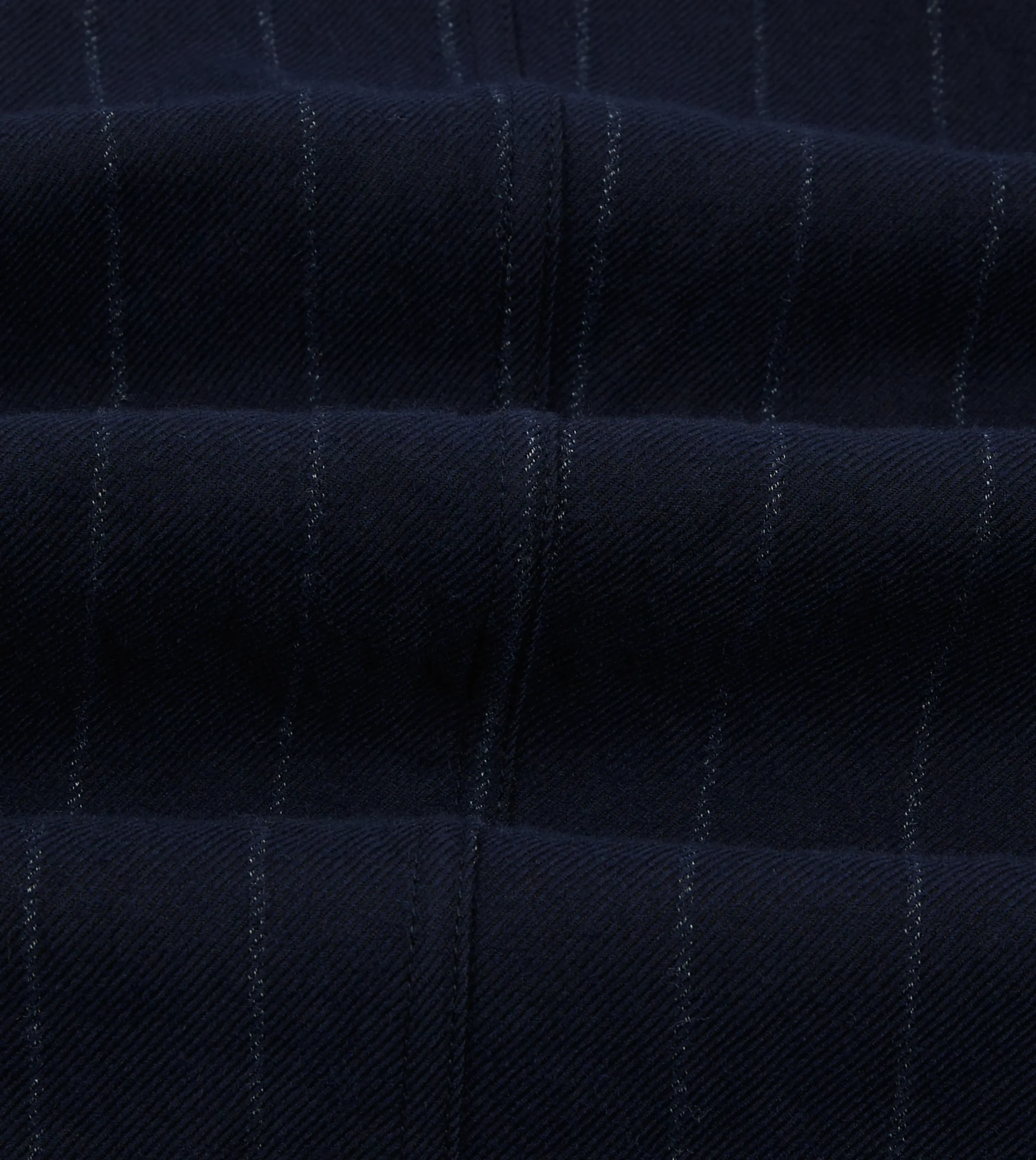 Drake’s Navy Pin Stripe Wool-Cotton Games Blazer Mk. III