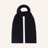 Drake’s Navy Solid Wool Scarf