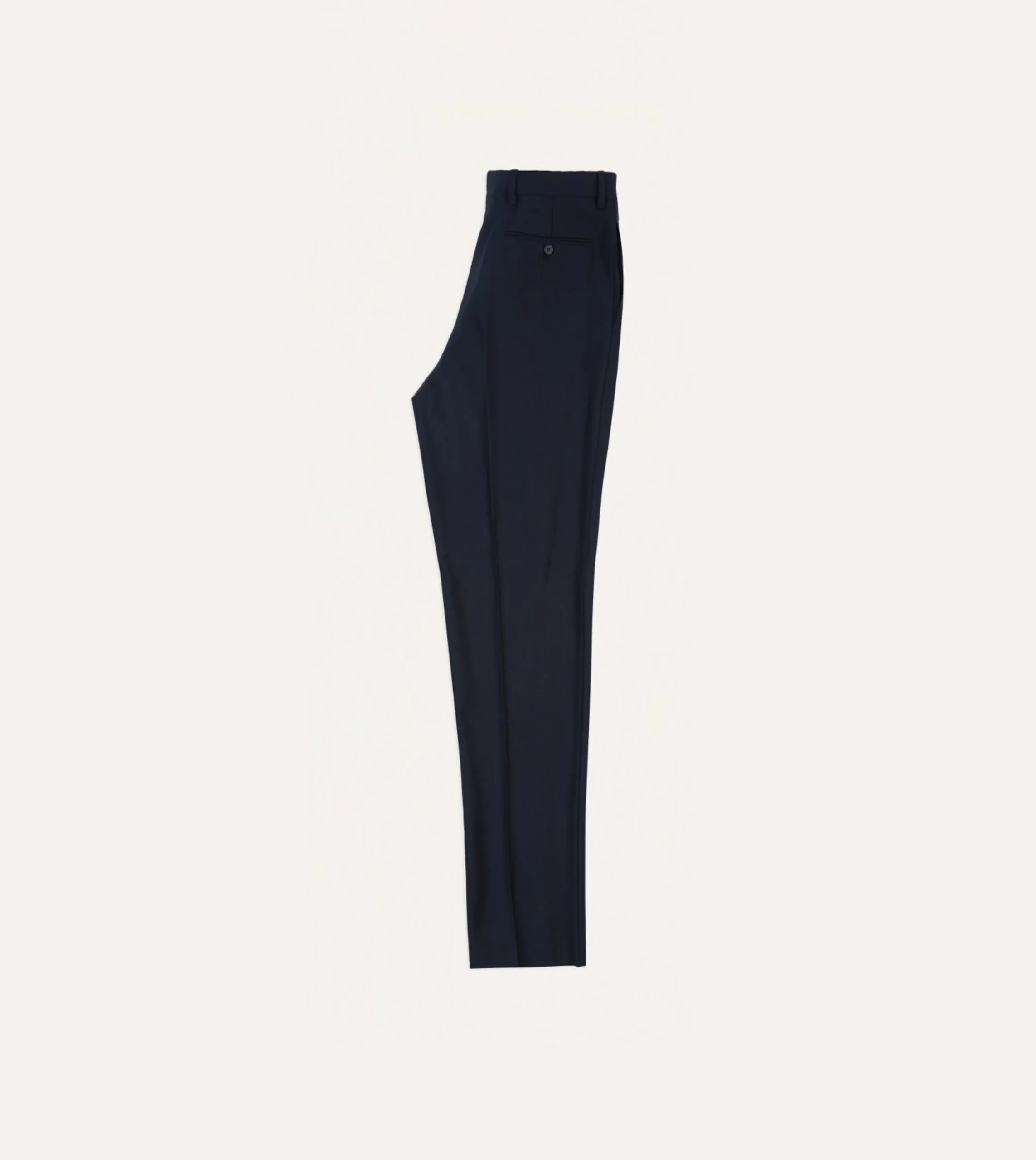 Drake’s Tropical Wool Flat Front Trouser