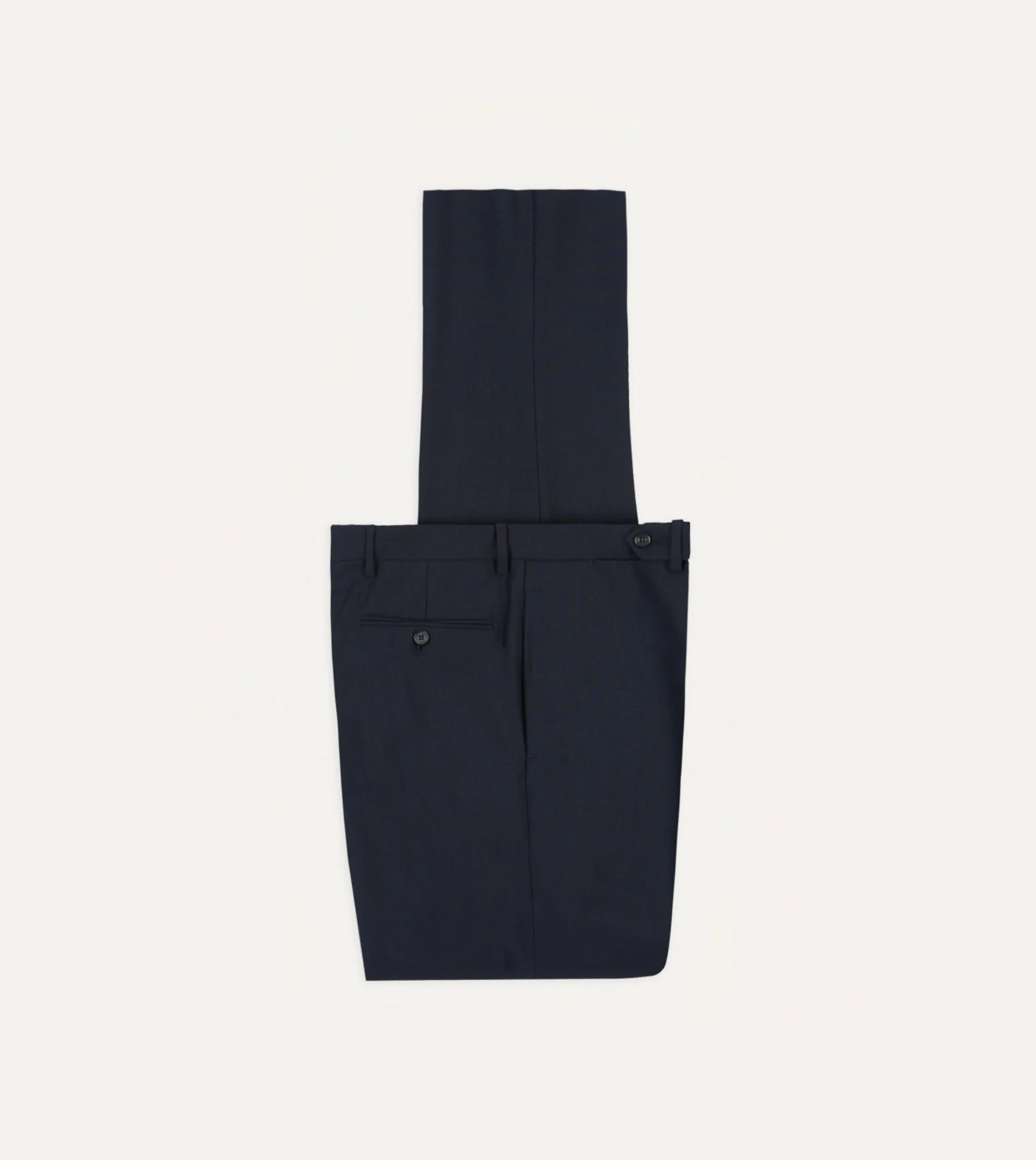 Drake’s Tropical Wool Flat Front Trouser
