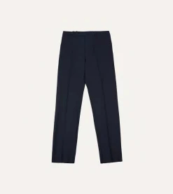 Drake’s Tropical Wool Flat Front Trouser