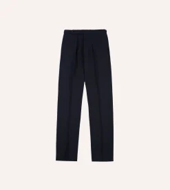 Drake’s Tropical Wool Single Pleat Trouser