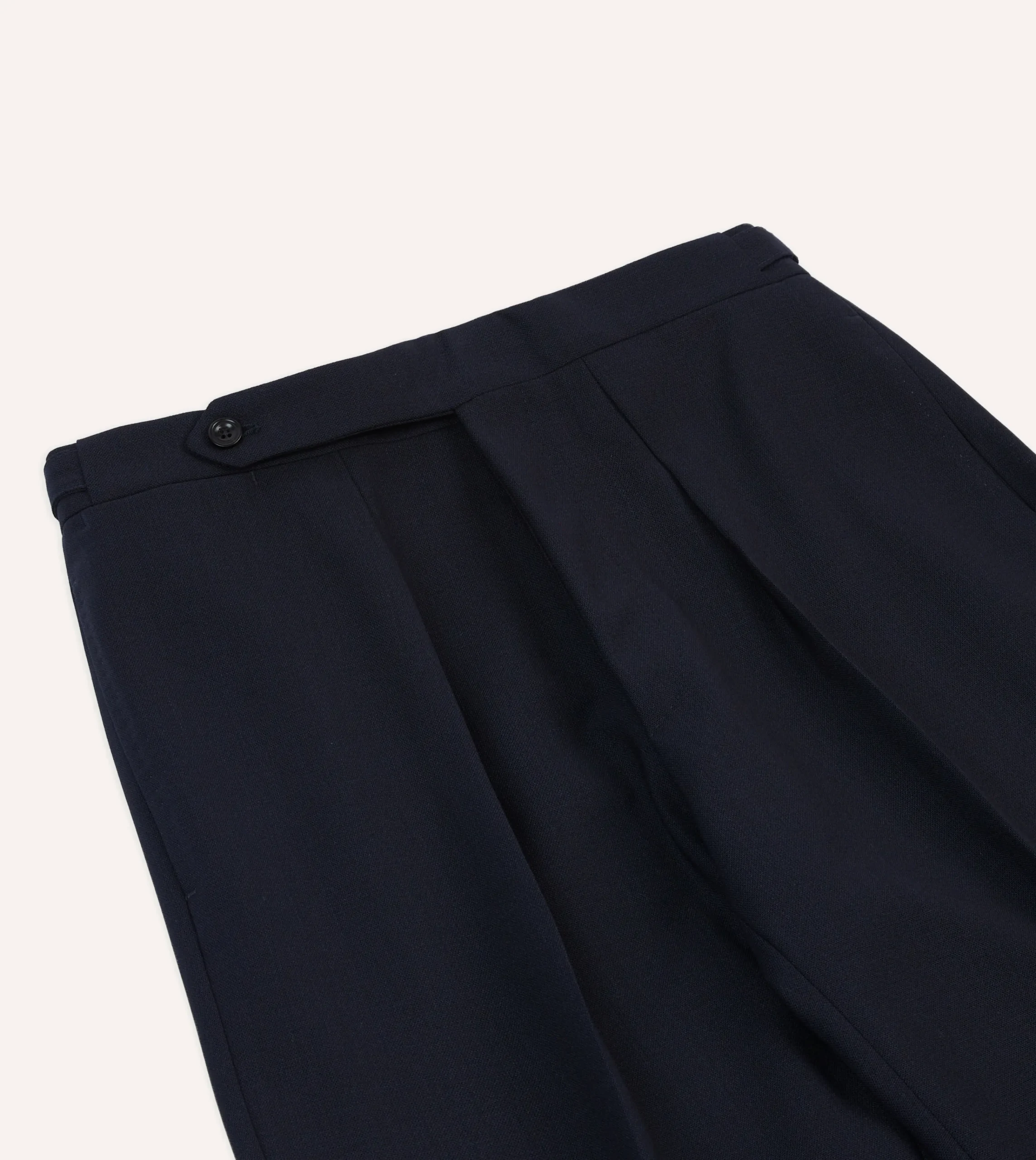 Drake’s Tropical Wool Single Pleat Trouser