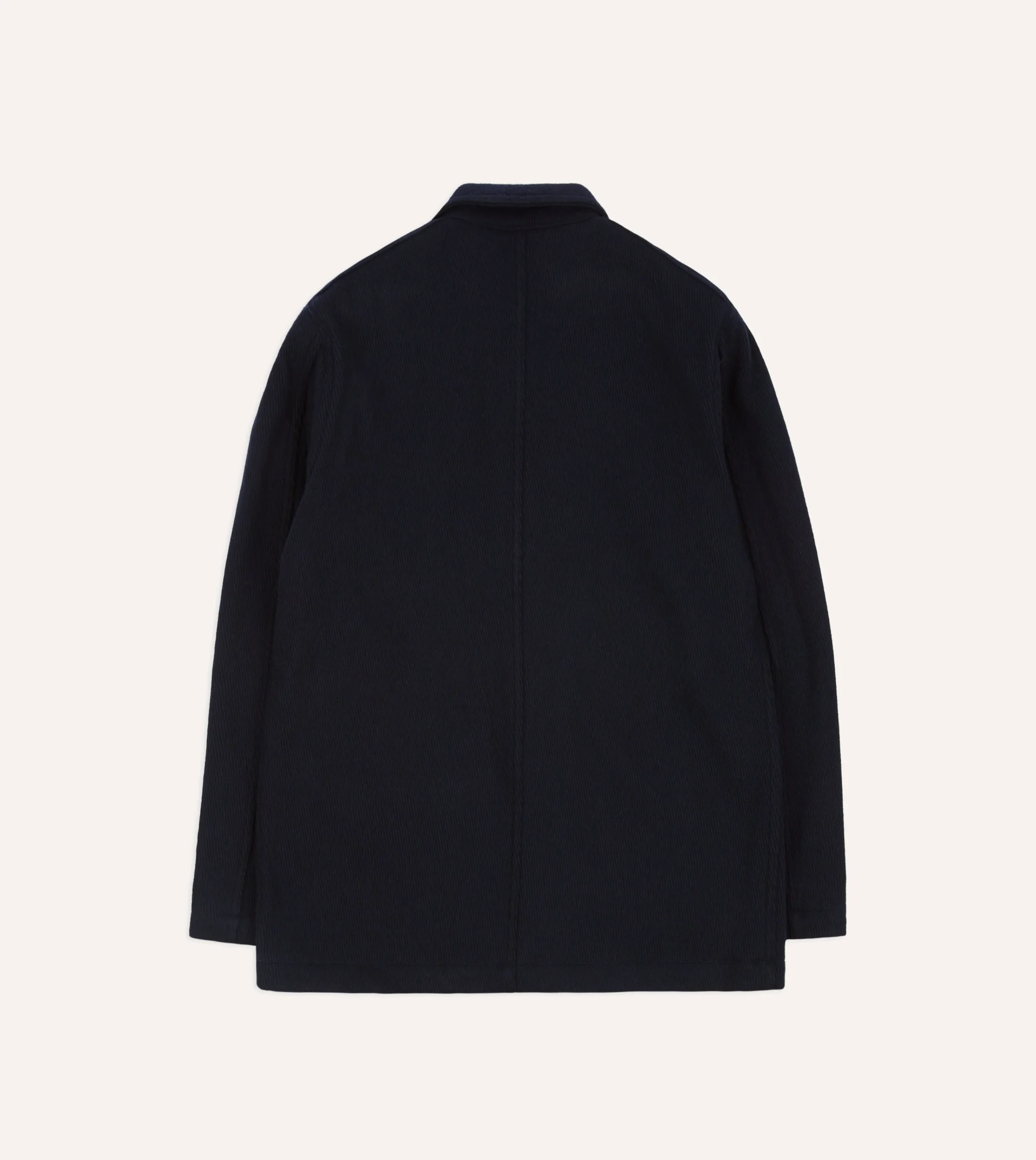 Drake’s Navy Wool Five-Pocket Chore Jacket