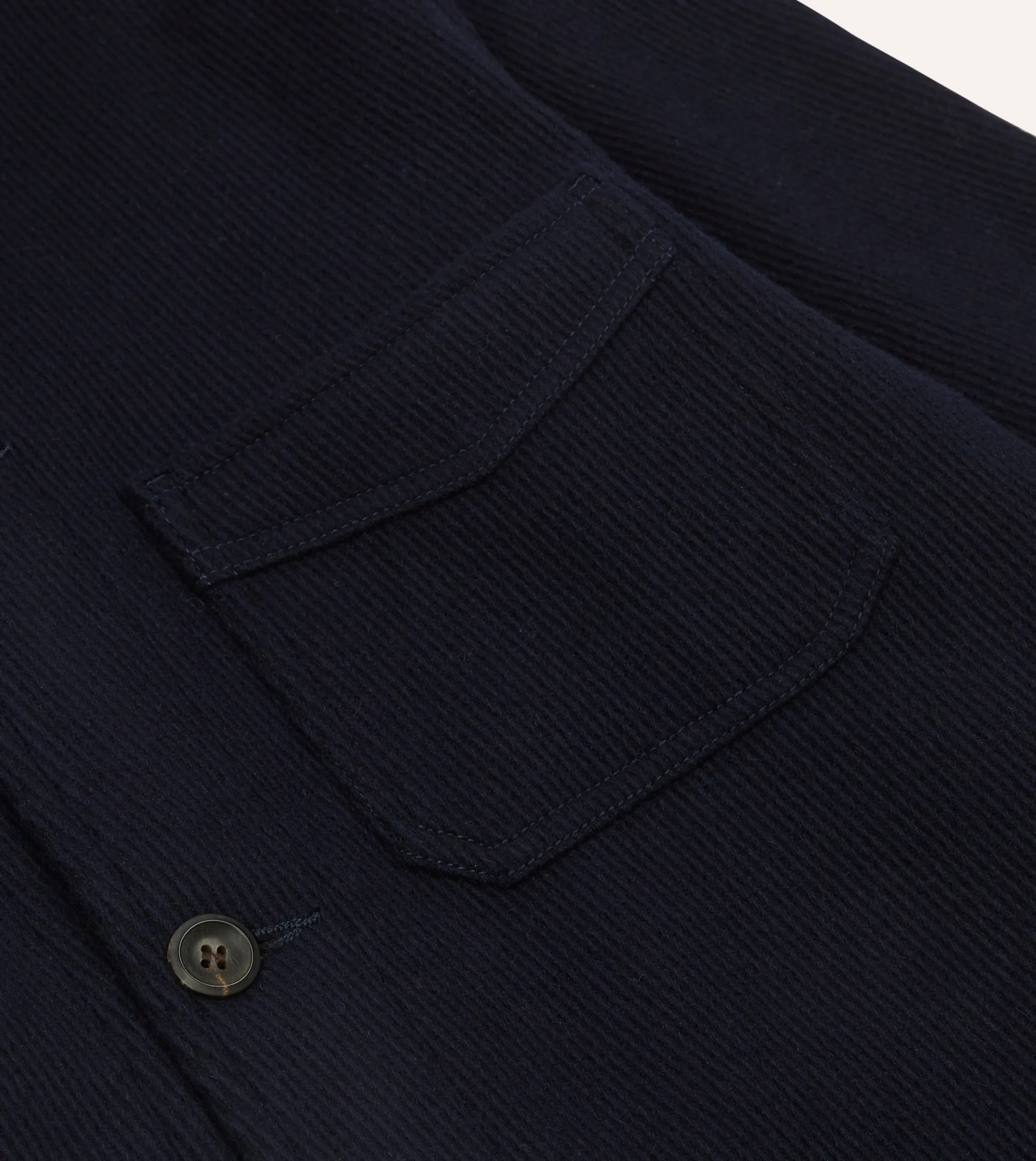 Drake’s Navy Wool Five-Pocket Chore Jacket