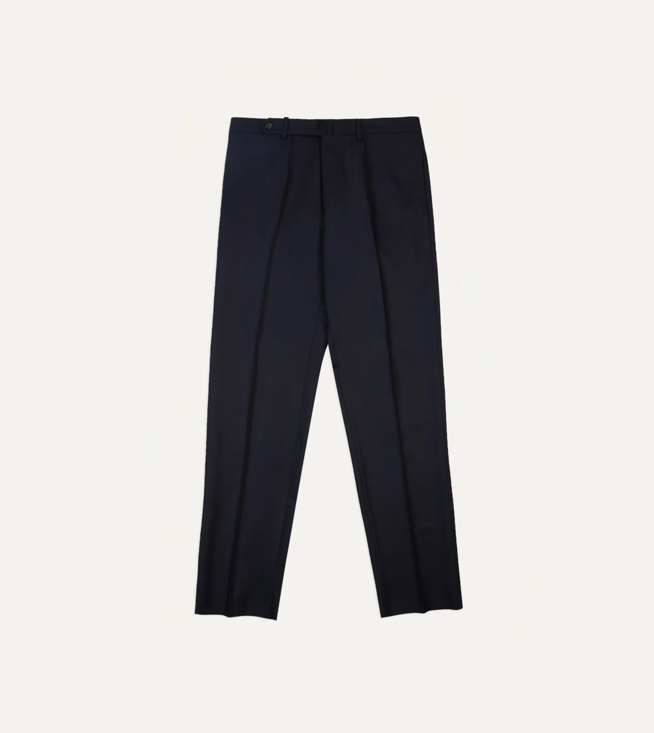 Drake’s Wool Flannel Flat Front Trousers