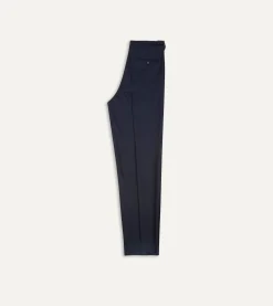 Drake’s Wool Flannel Single Pleat Trouser