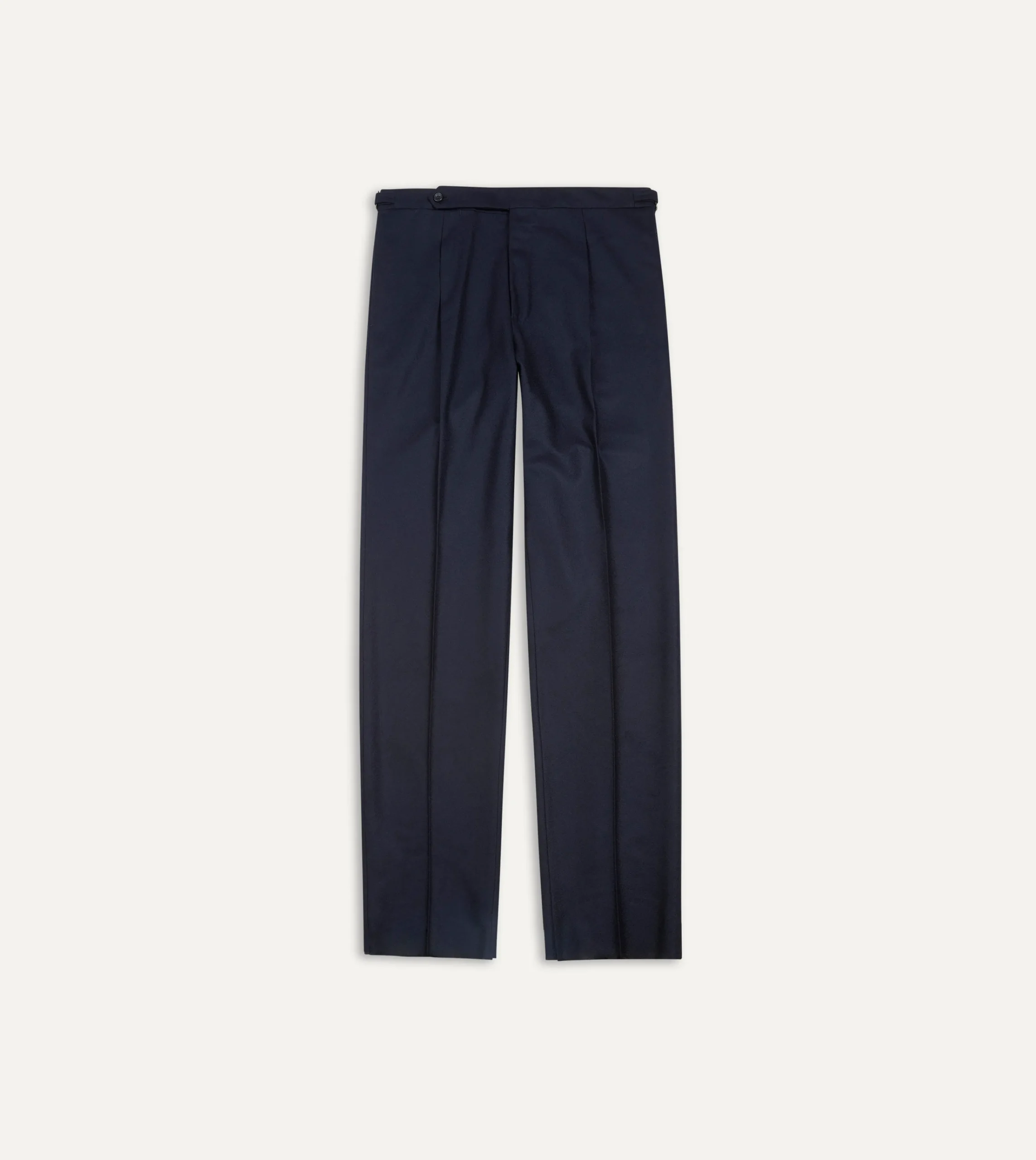 Drake’s Wool Flannel Single Pleat Trouser