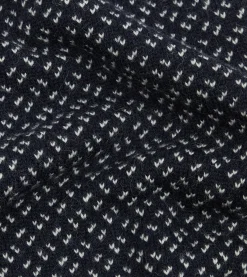 Drake’s Norwegian Birdseye Wool Alpaca Crew Neck Jumper