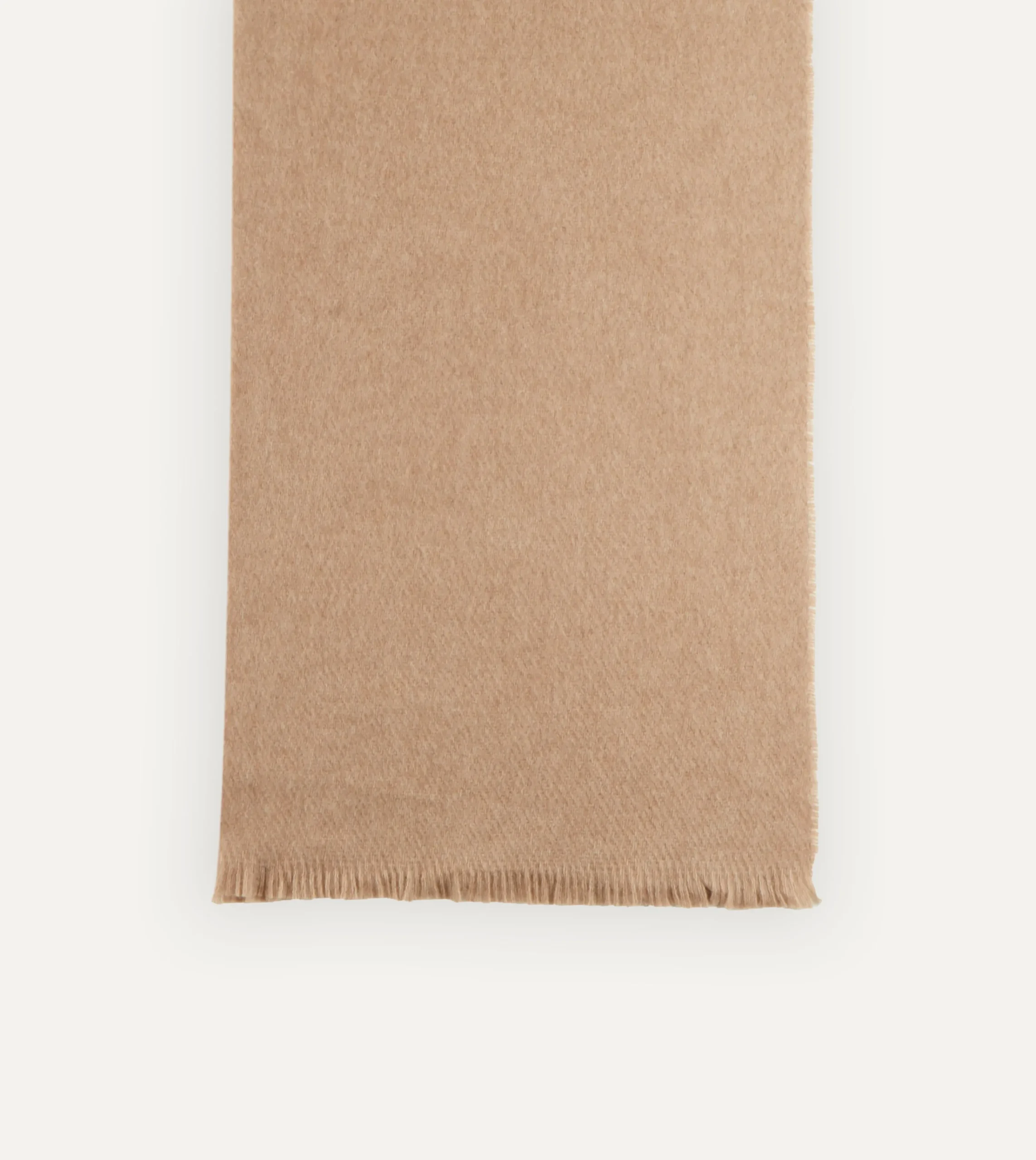 Drake’s Oatmeal Cashmere Scarf