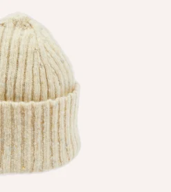 Drake’s Donegal Ribbed Merino Knit Cap
