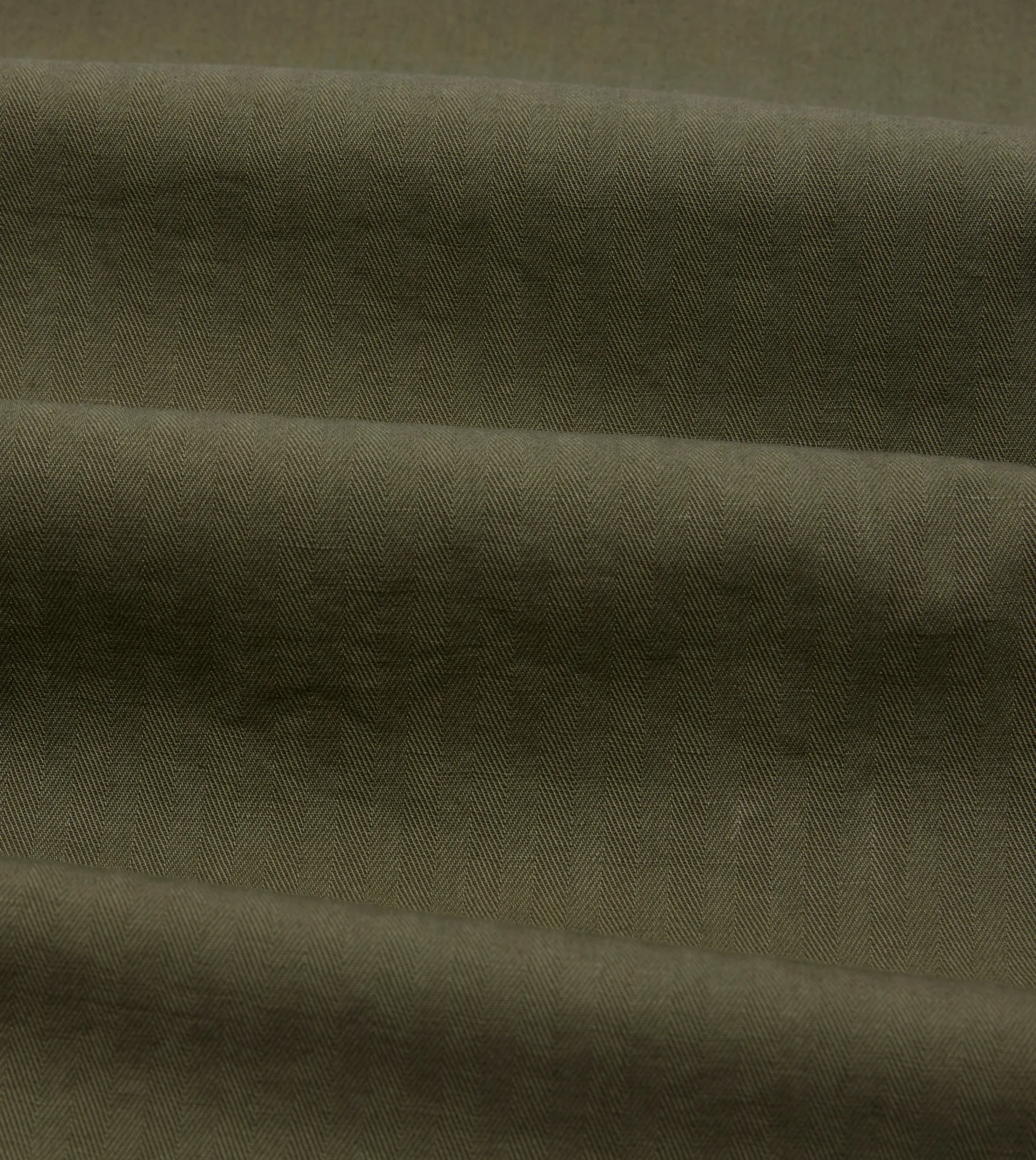 Drake’s Cotton-Linen Herringbone Fatigue Jacket