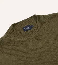Drake’s Cotton Mock Neck Jumper