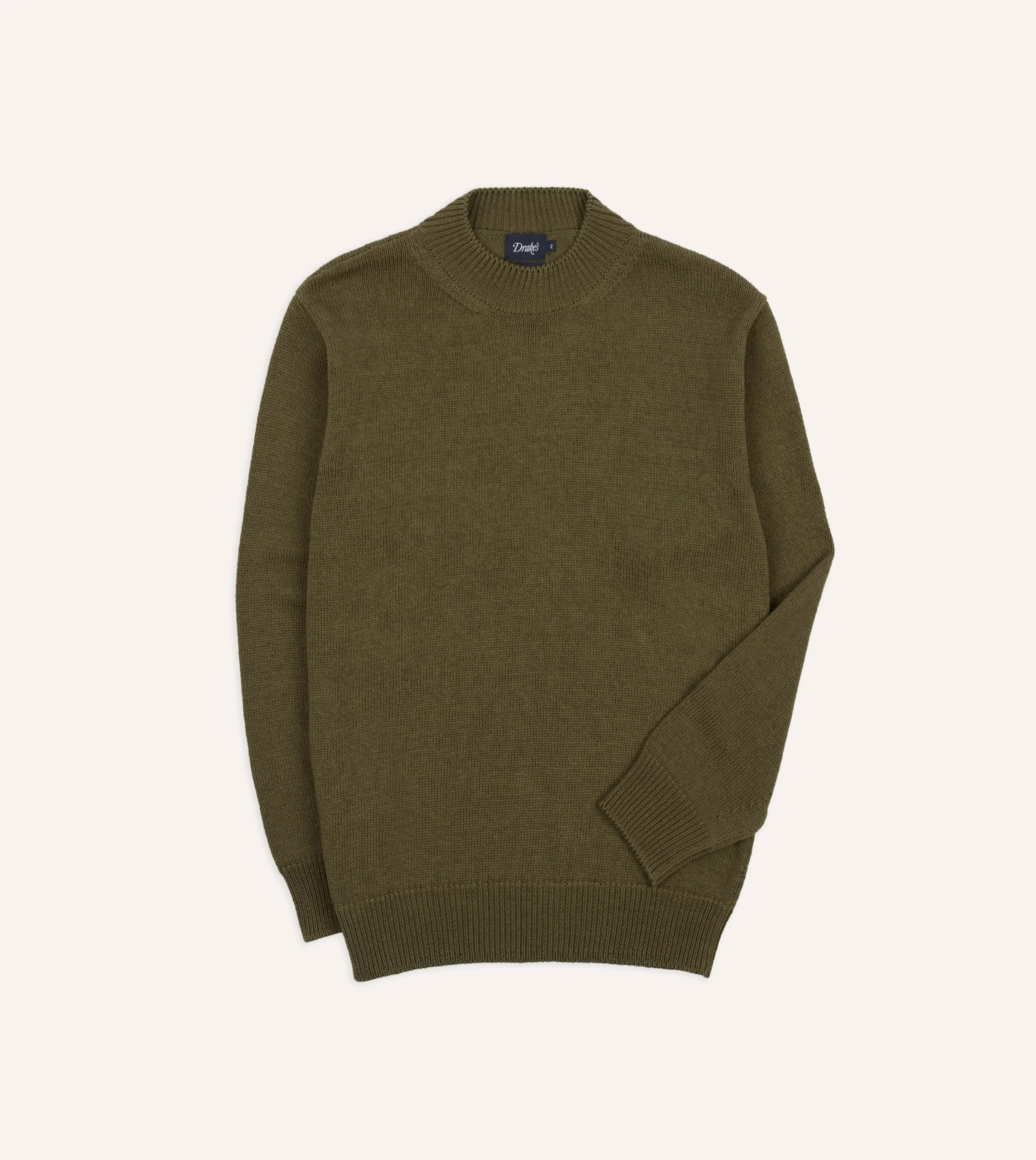 Drake’s Cotton Mock Neck Jumper