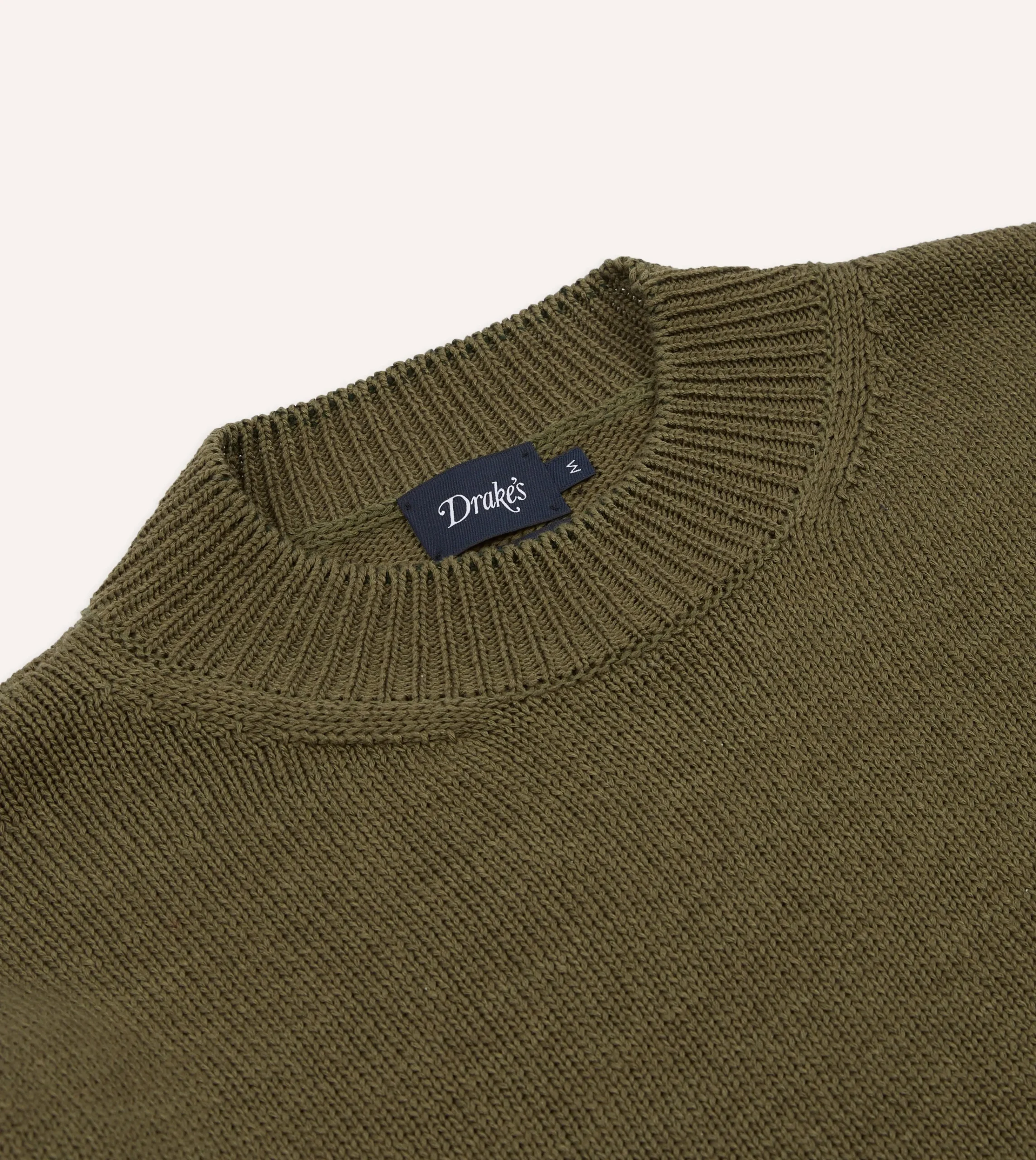 Drake’s Cotton Mock Neck Jumper