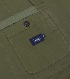 Drake’s Herringbone Cotton Games Blazer Mk. I