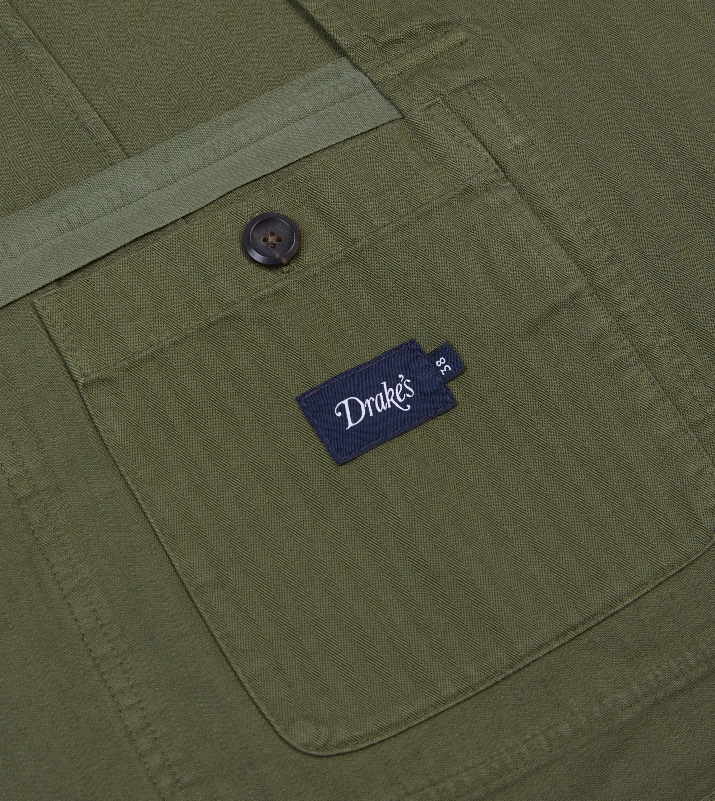 Drake’s Herringbone Cotton Games Blazer Mk. I