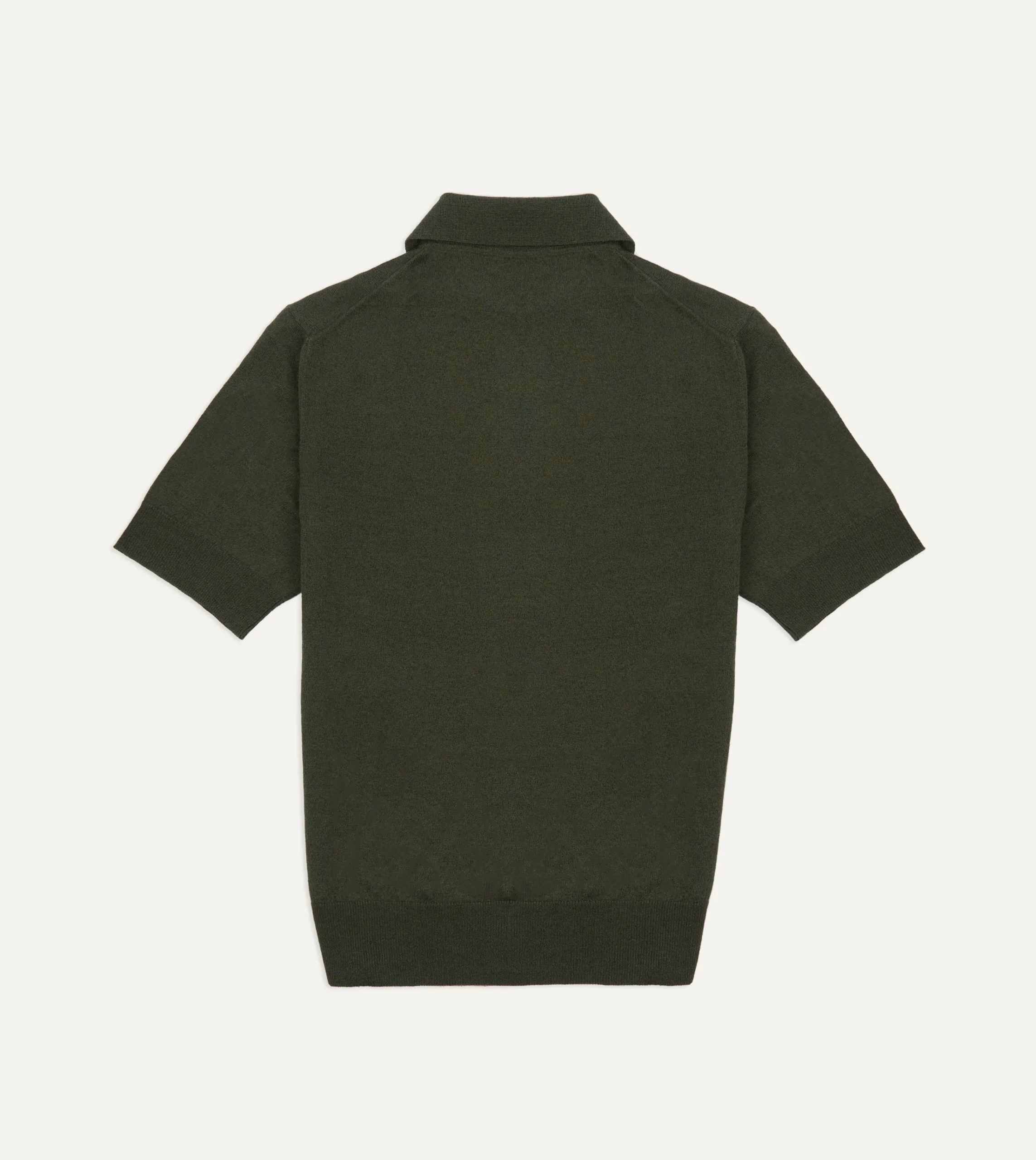 Drake’s Knitted Linen-Cotton Short-Sleeve Polo Shirt