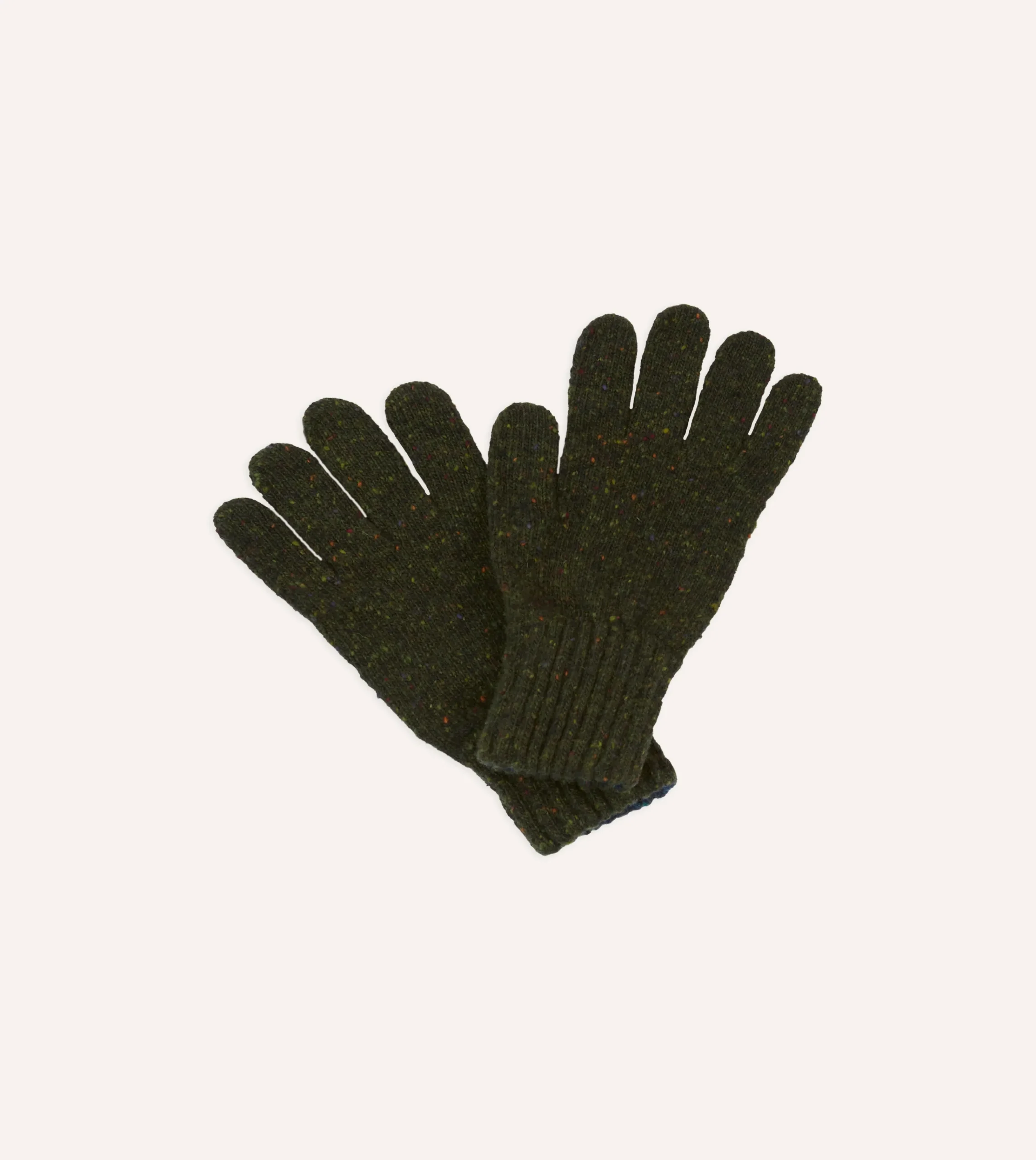 Drake’s Merino Wool Knitted Gloves