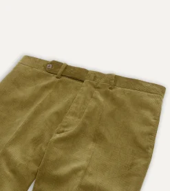 Drake’s Mid-Wale Corduroy Flat Front Trouser