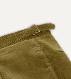 Drake’s Mid-Wale Corduroy Single Pleat Trouser