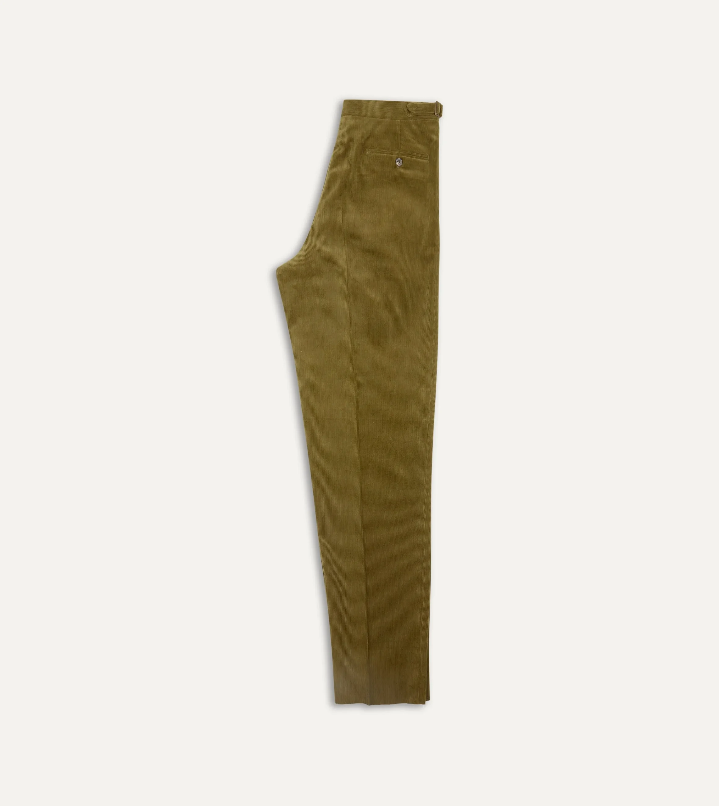Drake’s Mid-Wale Corduroy Single Pleat Trouser