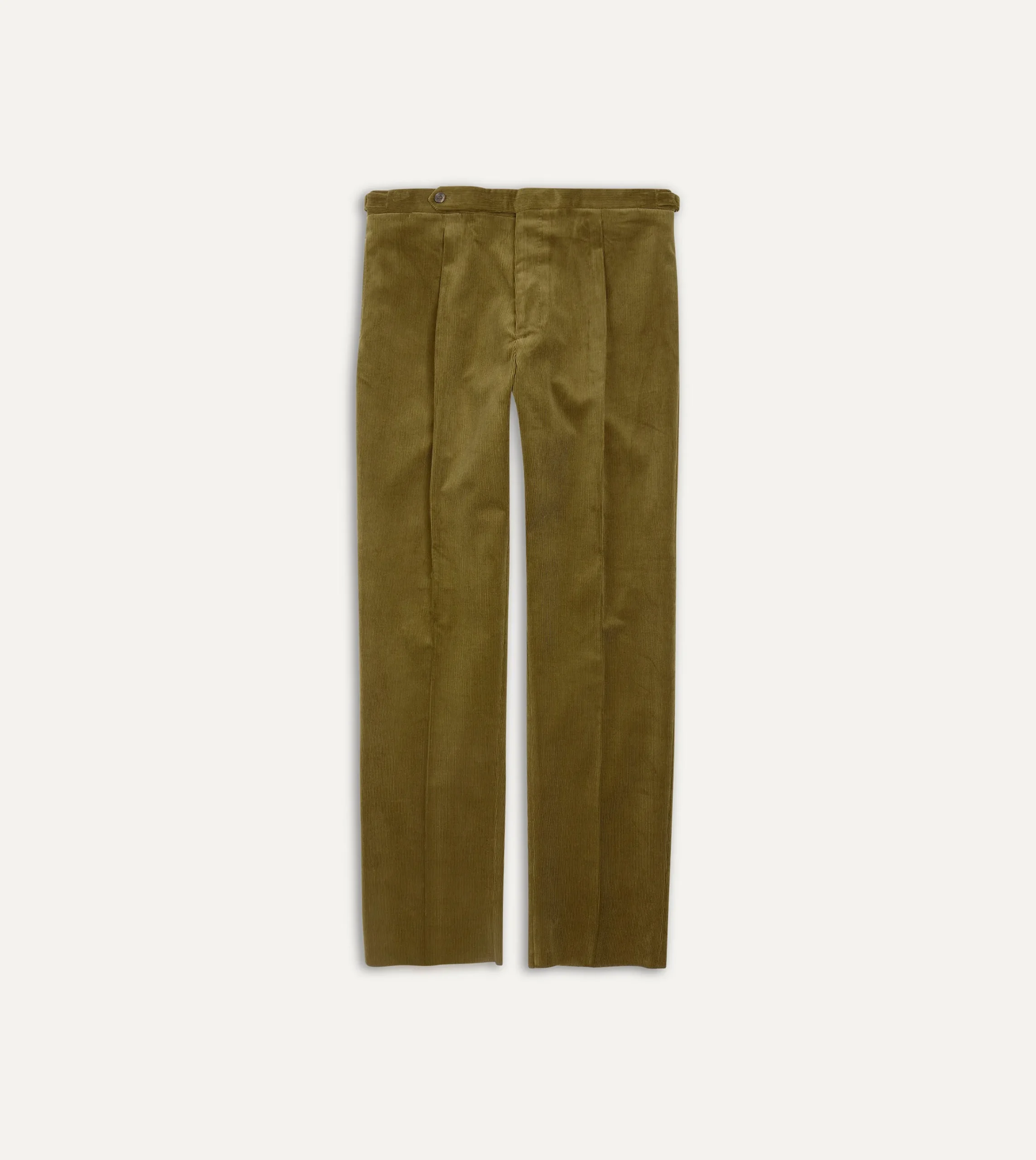 Drake’s Mid-Wale Corduroy Single Pleat Trouser