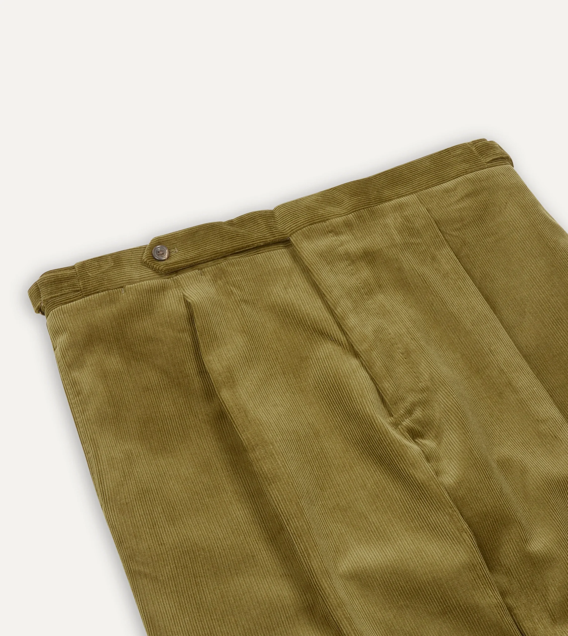 Drake’s Mid-Wale Corduroy Single Pleat Trouser