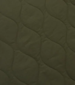 Drake’s Olive Quilted Nylon Snap Vest