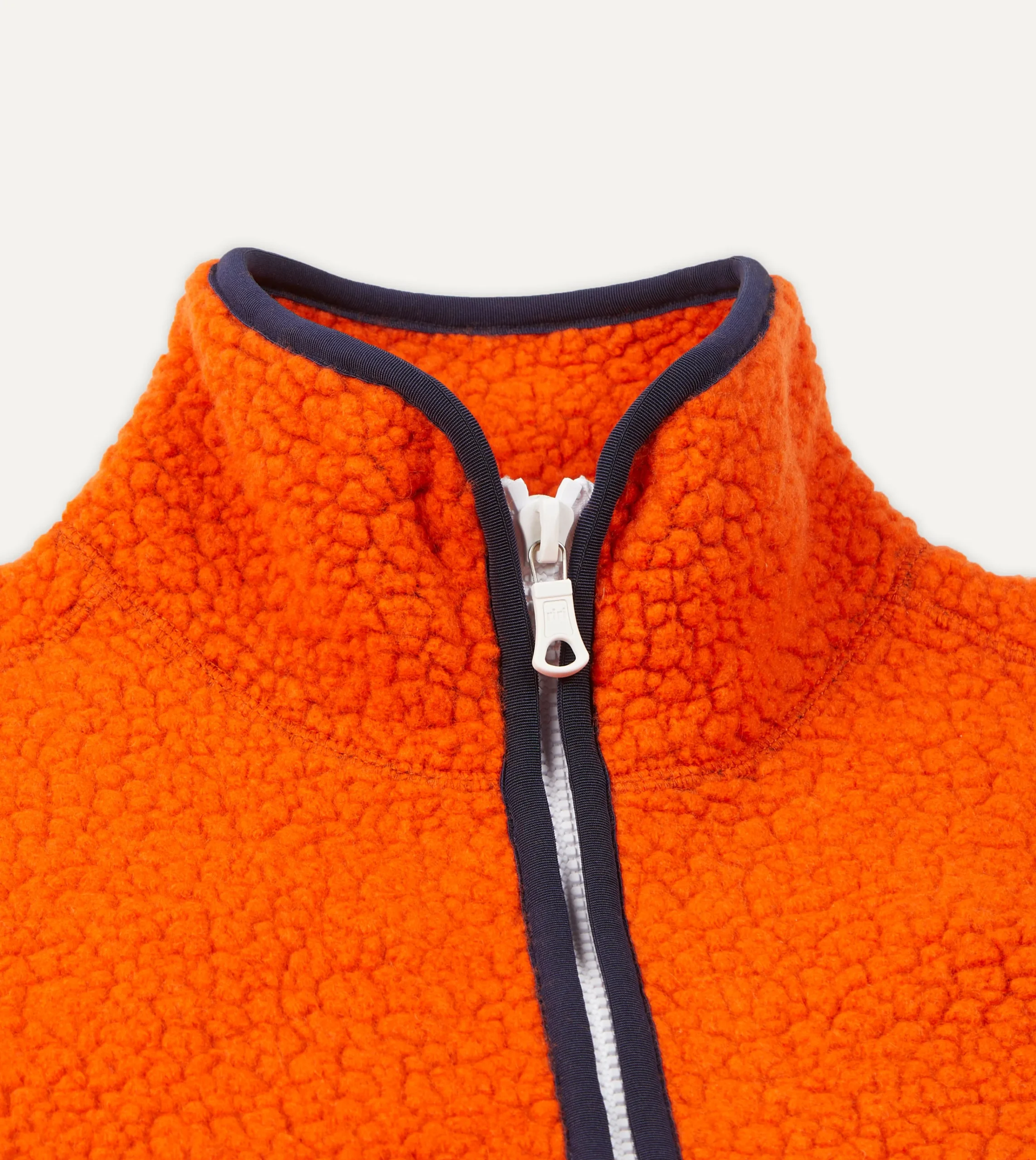 Drake’s Boucle Wool Zip Fleece Jacket