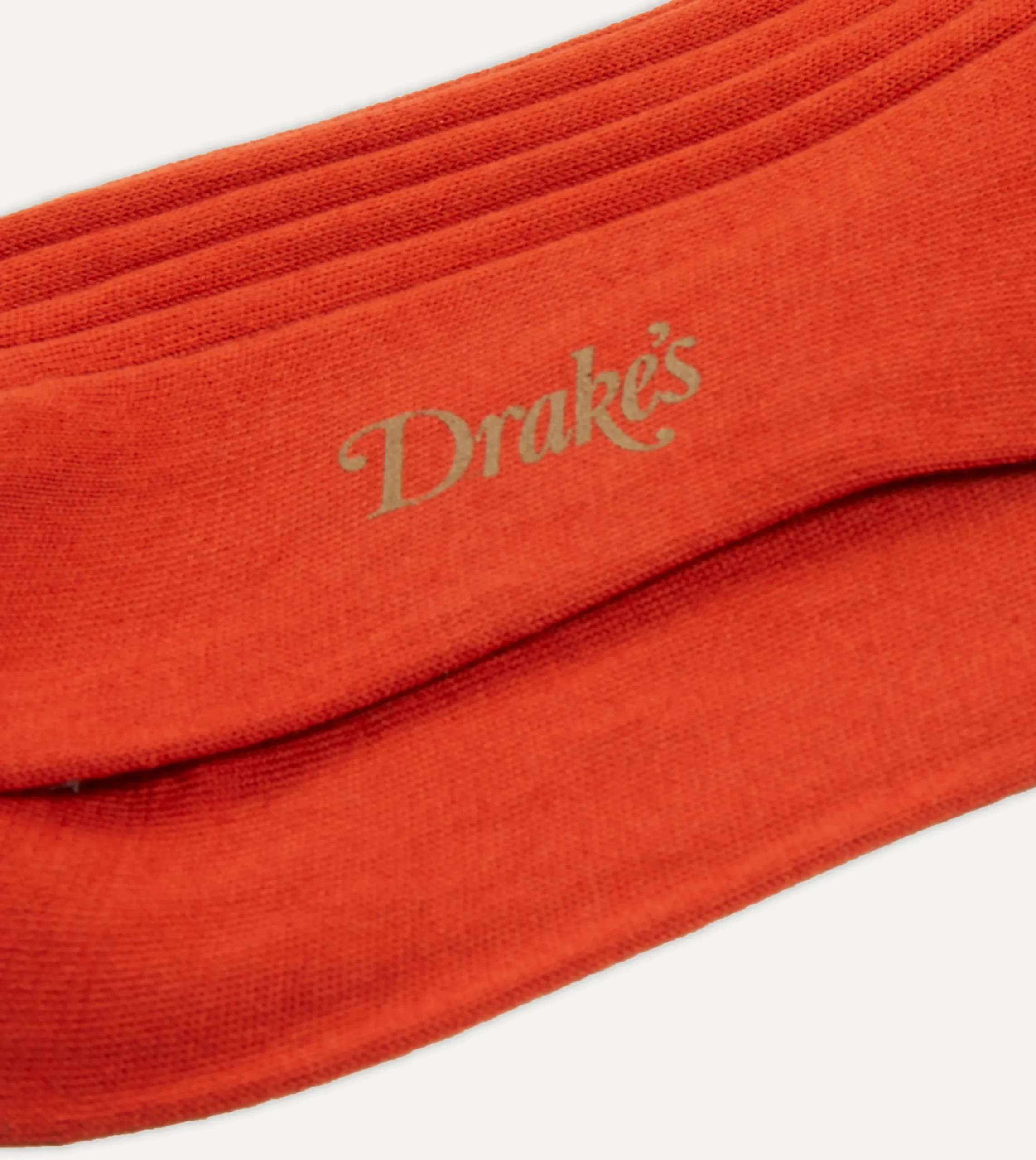 Drake’s Cotton Over-the-Calf Socks