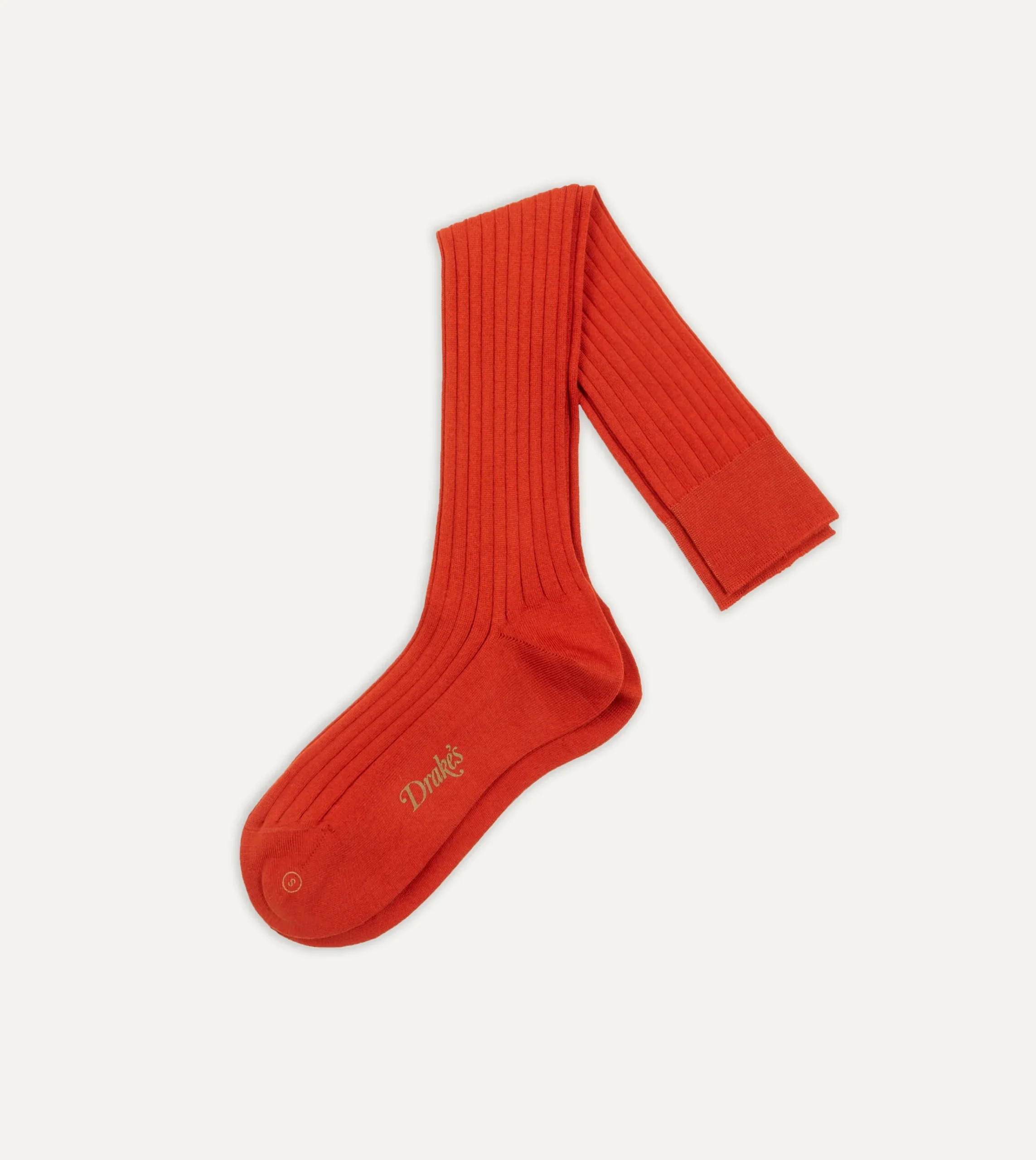 Drake’s Cotton Over-the-Calf Socks