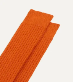Drake’s Wool Over-The-Calf Socks
