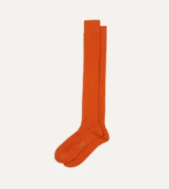 Drake’s Wool Over-The-Calf Socks