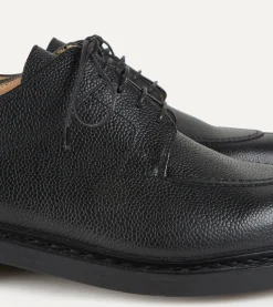 Drake’s Paraboot Avignon Black Grain Leather Derby Shoe