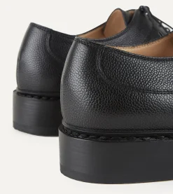 Drake’s Paraboot Avignon Black Grain Leather Derby Shoe