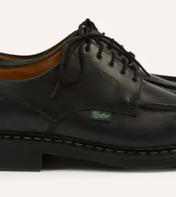 Drake’s Paraboot Chambord Black Leather Derby Shoe