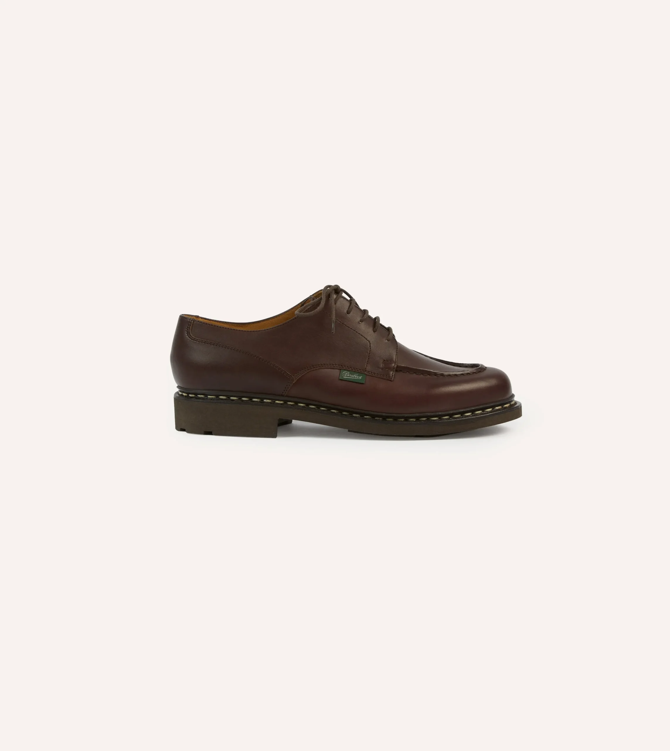 Drake’s Paraboot Chambord Brown Leather Derby Shoe