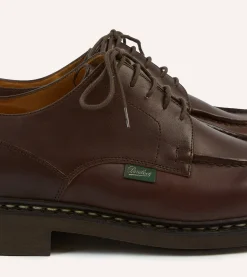 Drake’s Paraboot Chambord Brown Leather Derby Shoe