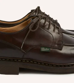 Drake’s Paraboot Chambord Burgundy Cordovan Leather Derby Shoe