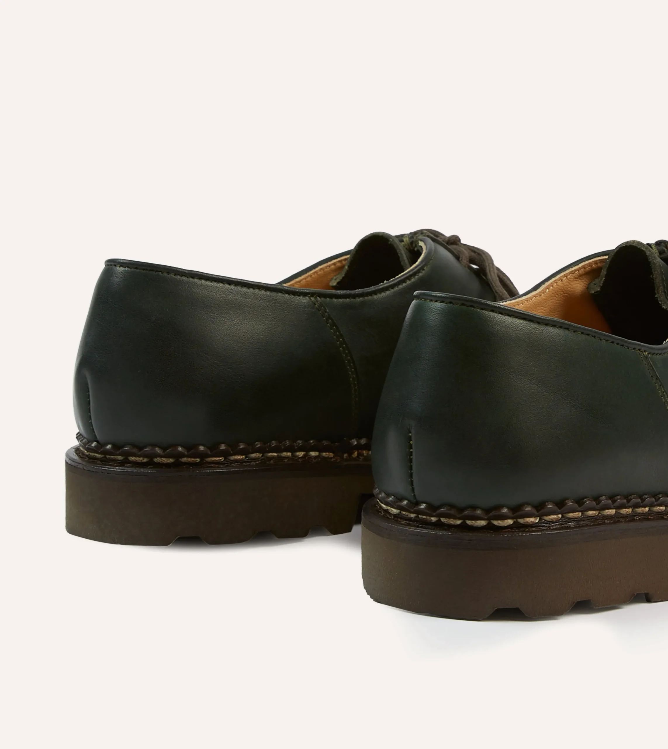 Drake’s Paraboot Michael Green Leather Derby Shoe