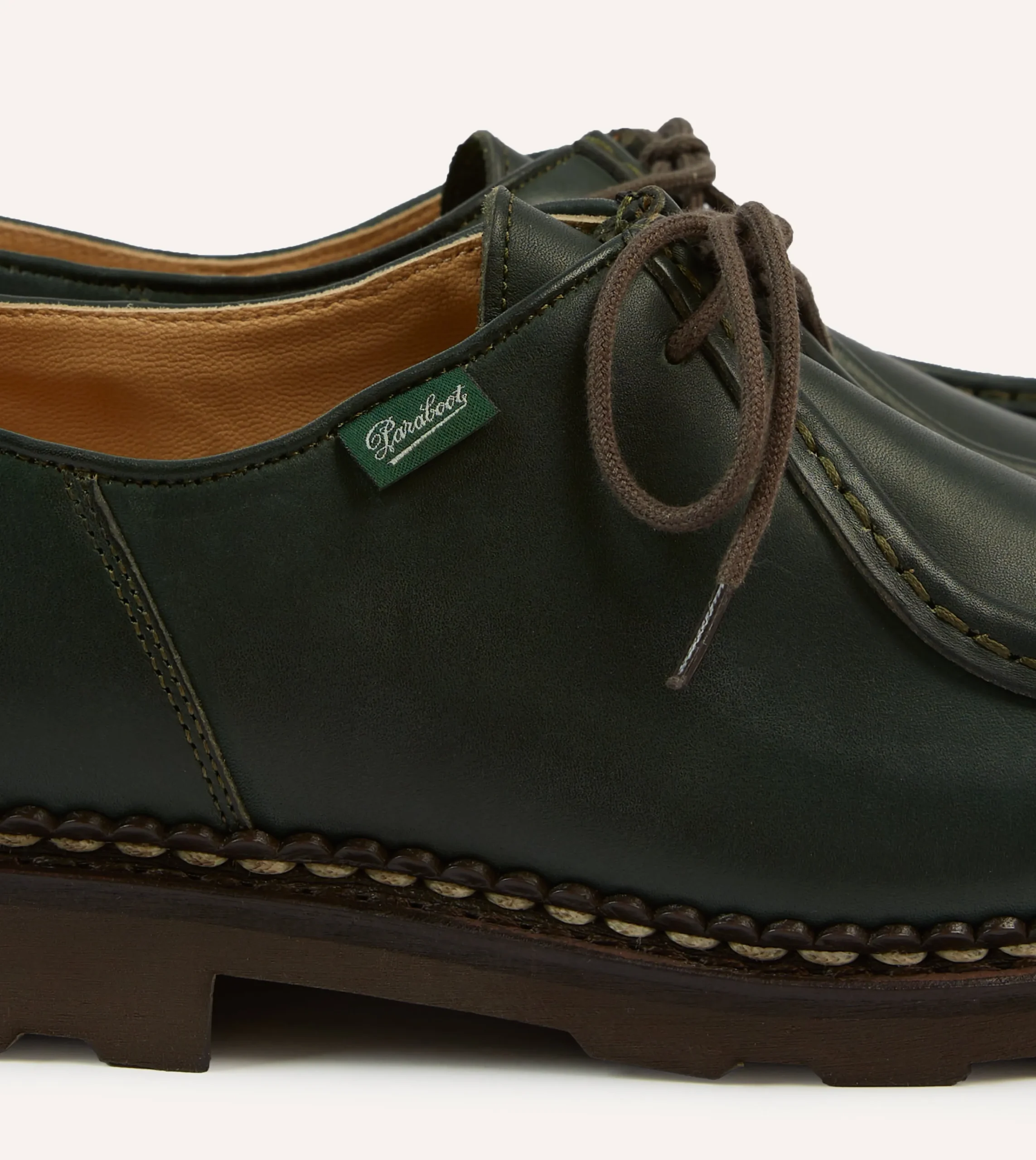 Drake’s Paraboot Michael Green Leather Derby Shoe